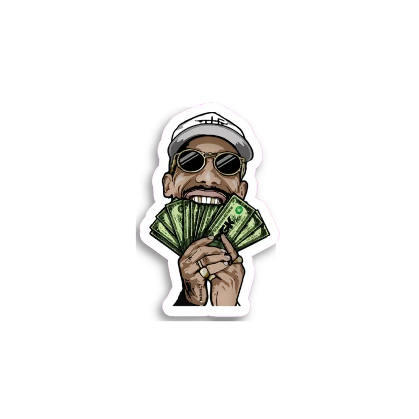 Money Character Variant 3 Sticker