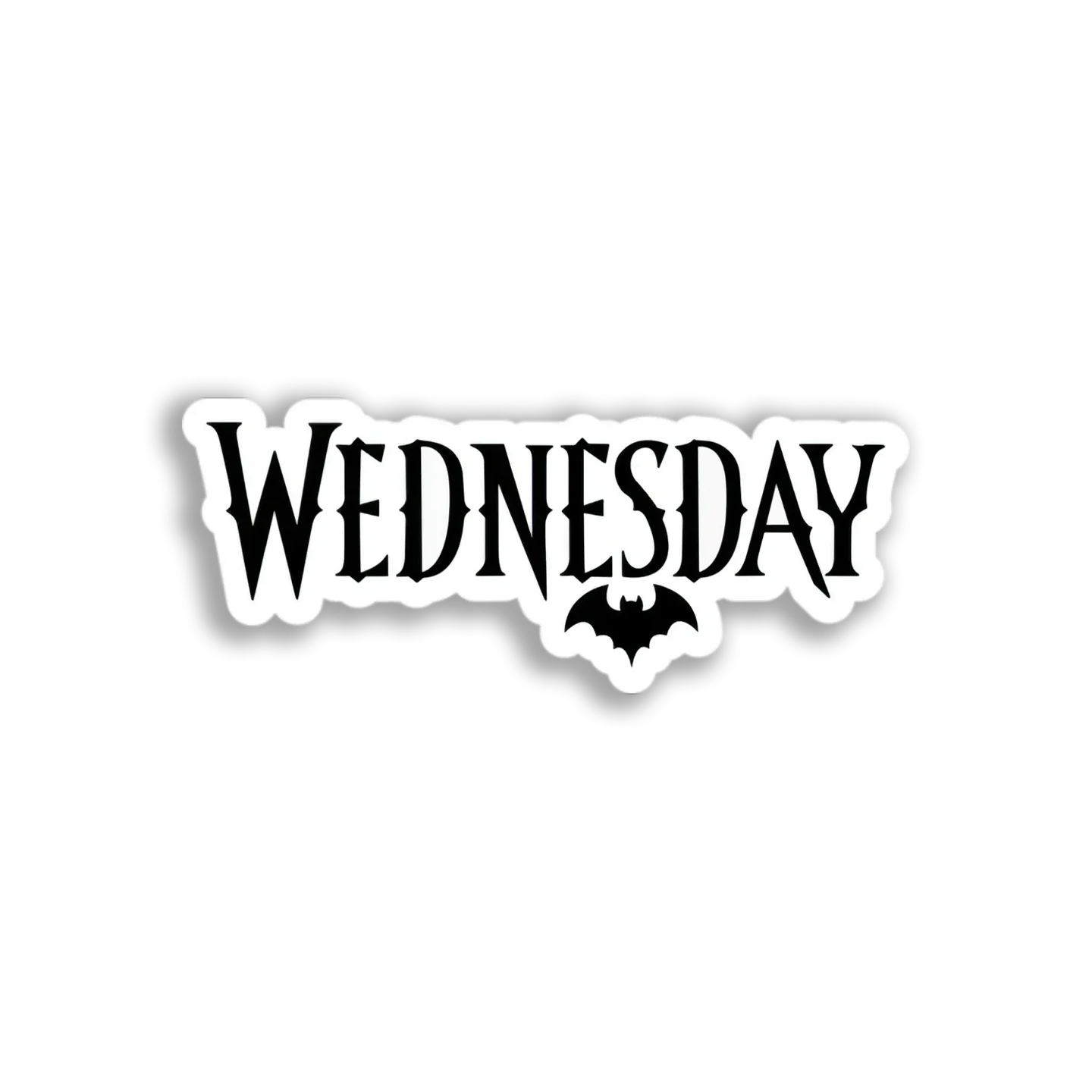 Wednesday Addams Style Sticker