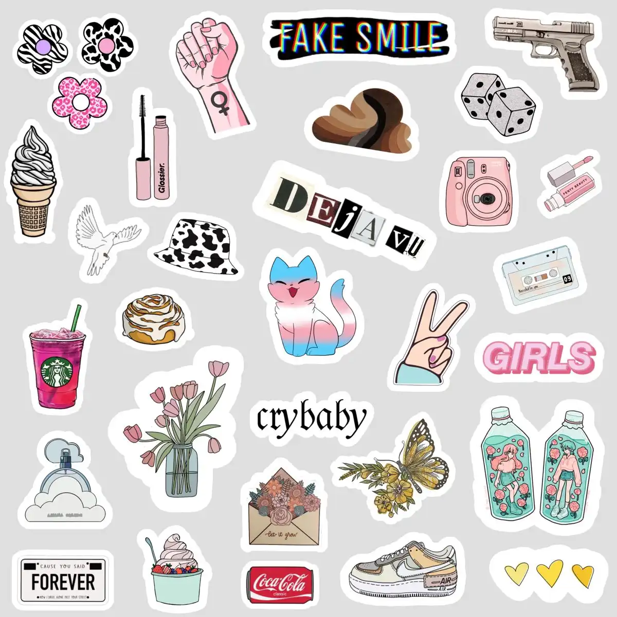 Girls Aesthetic Sticker