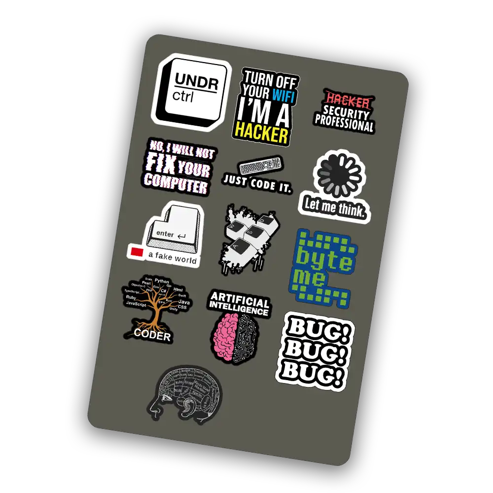 Developer  - Mini Sticker Sheet