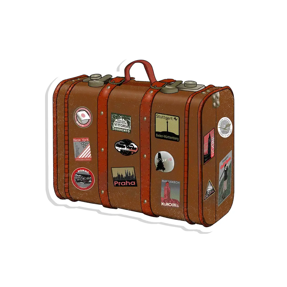 Travel Luggage Sticker