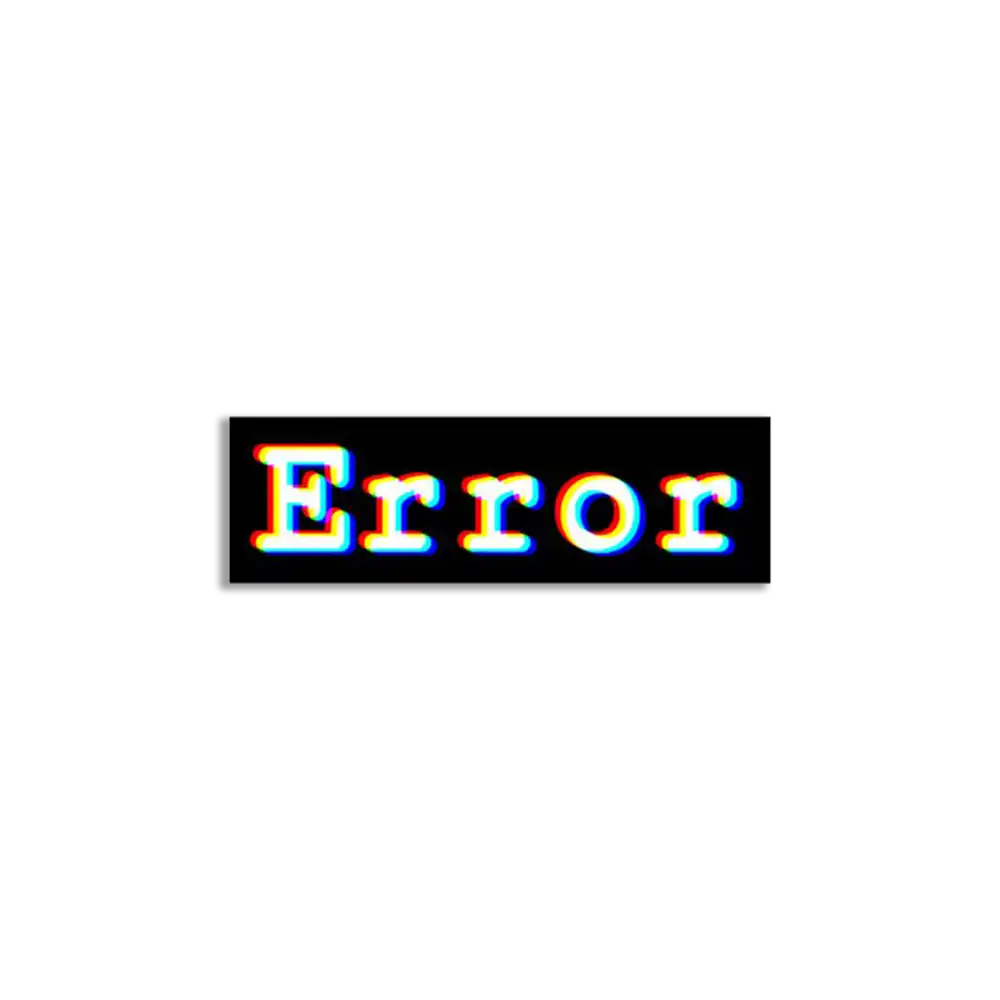 Error Sticker