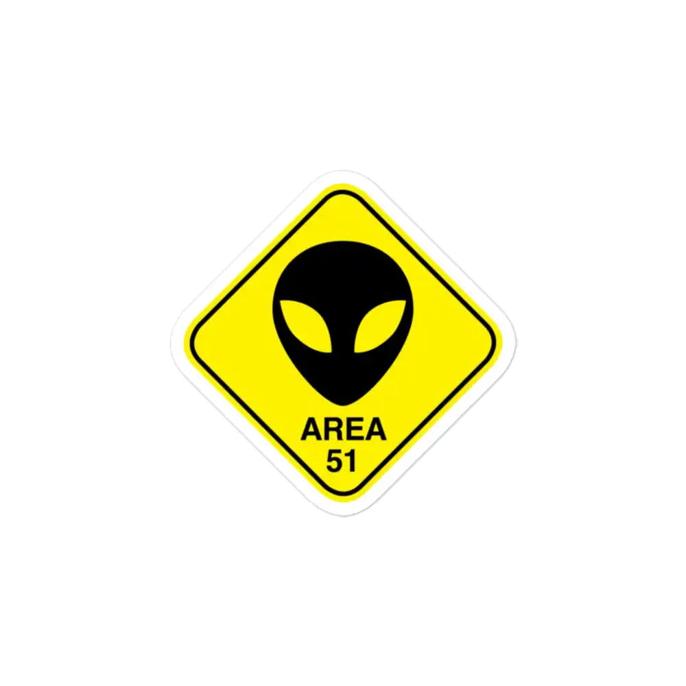 Area 51 License Sticker Permit Funny Decal Bumper Alien UFO - Foto 6