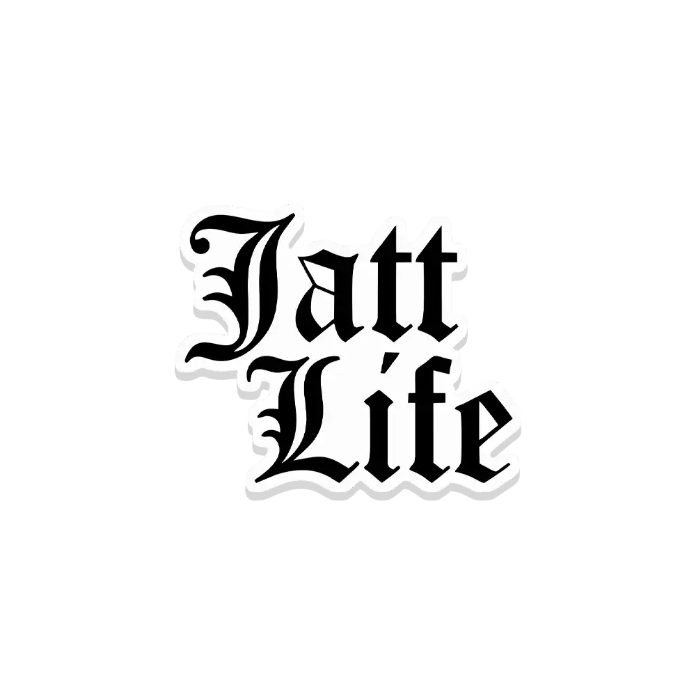 Jatt Life Car Sticker