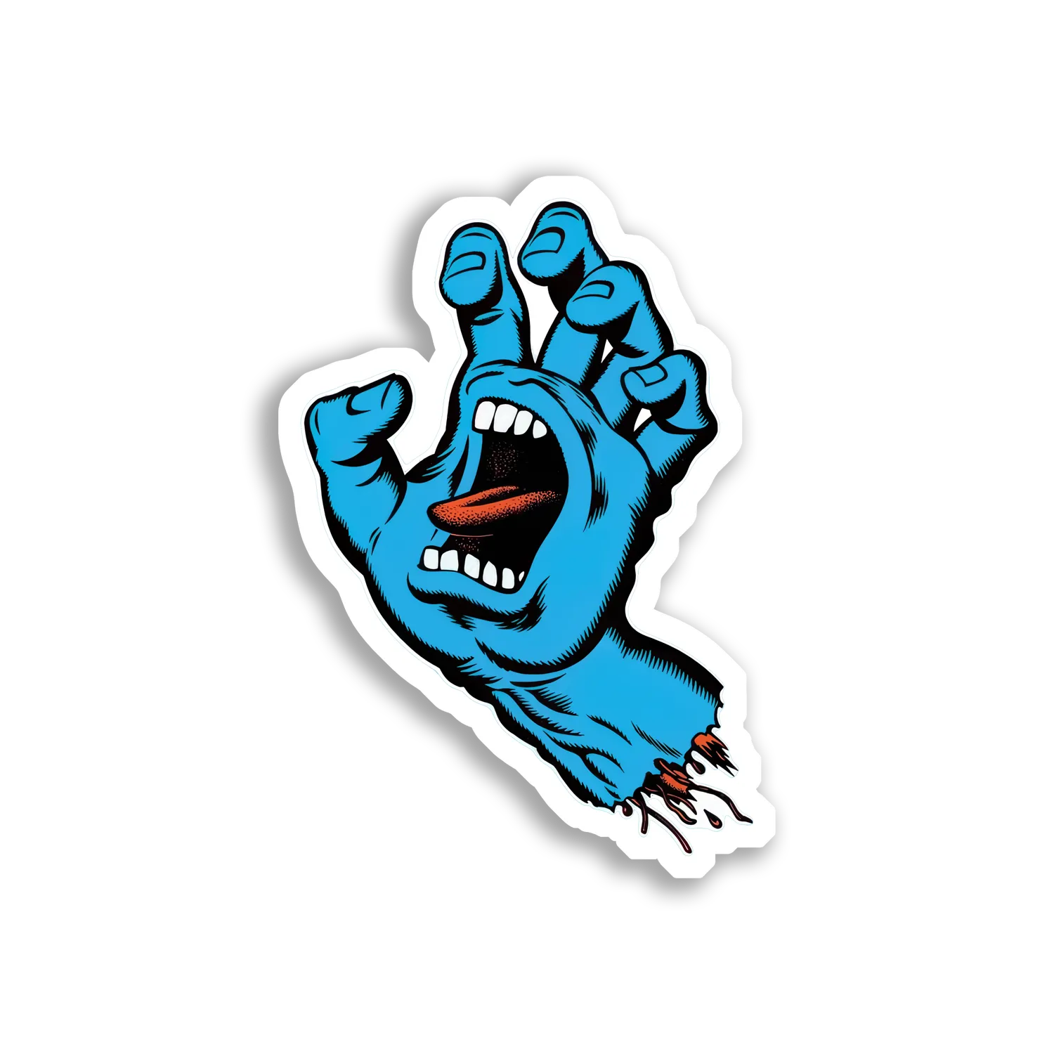 Screaming Hand Sticker Image Sticker