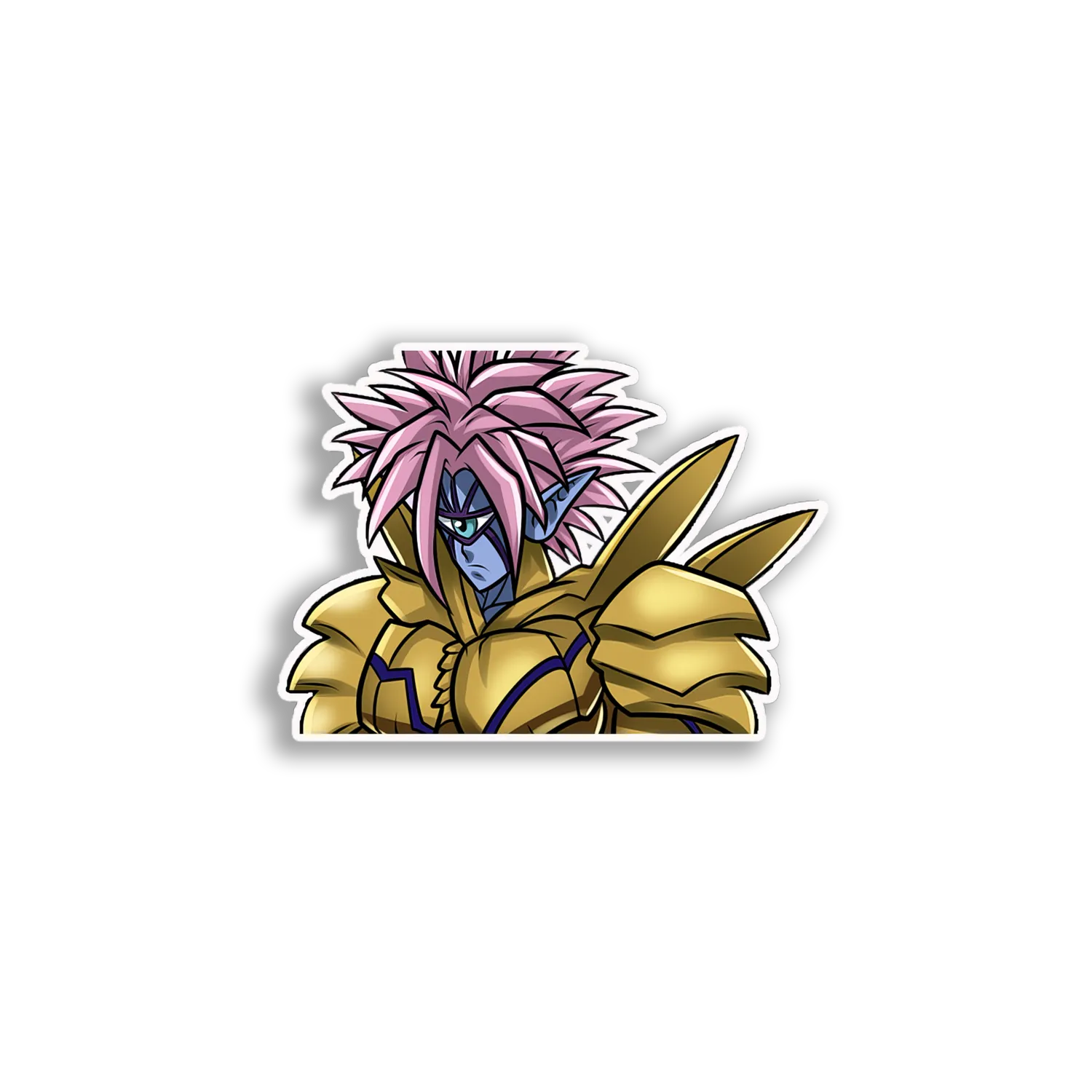 Golden Armored Elf Sticker