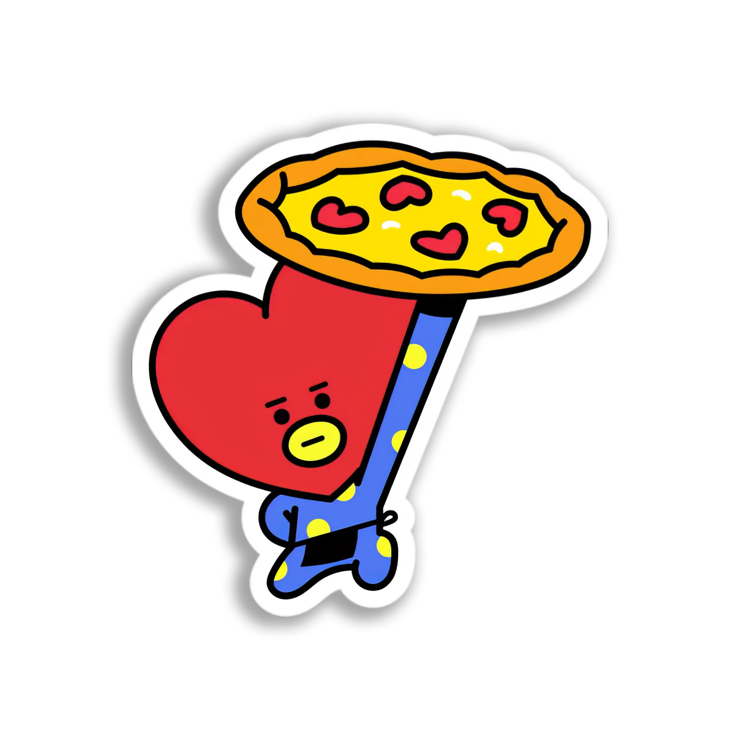 BT21 Pizza Delivery Sticker