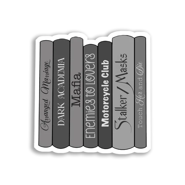Dark Academia, Mafia, and Motorcycle Club Sticker