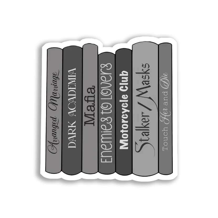 Dark Academia, Mafia, and Motorcycle Club Sticker