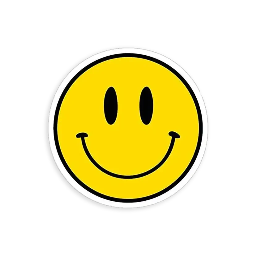 Smiley face Sticker
