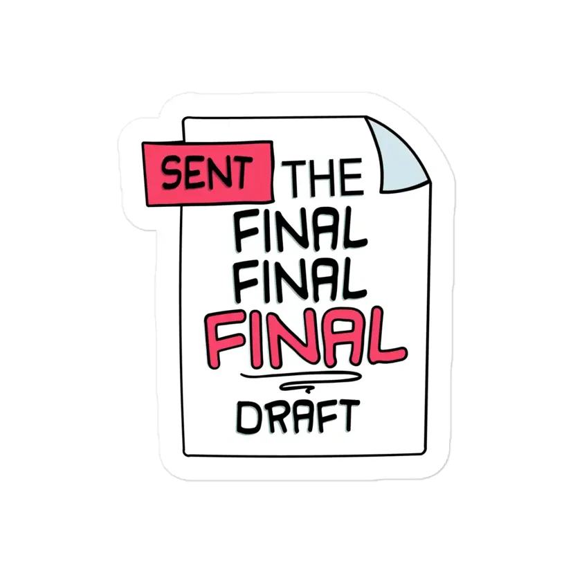 Sent the Final Sticker