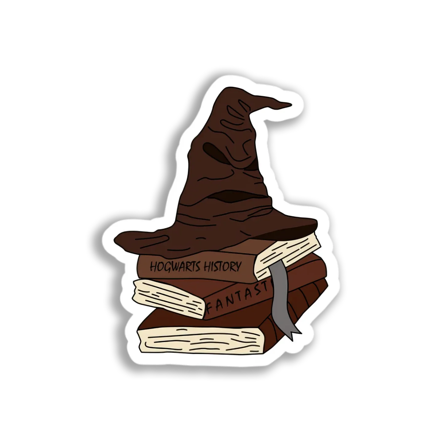 Sorting Hat Books Sticker