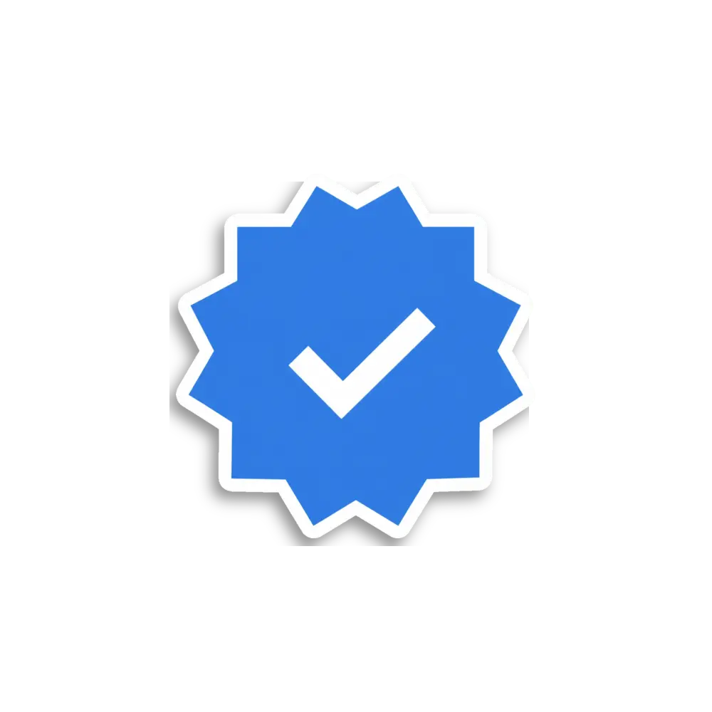 Verified Badge Sticker