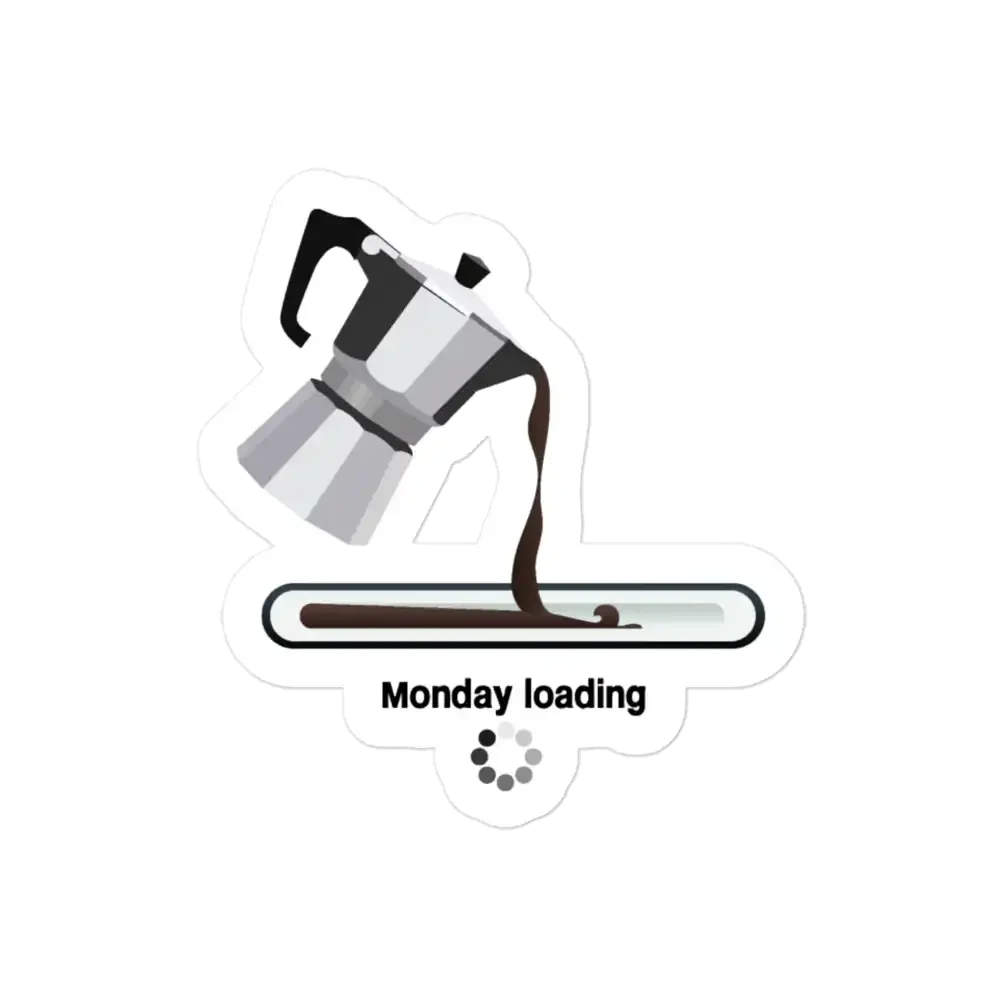 Monday Loading Sticker