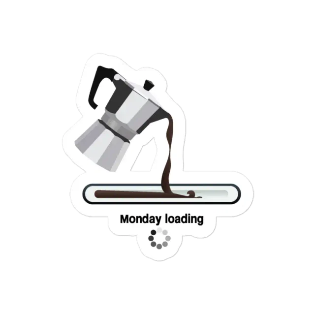 Monday Loading Sticker