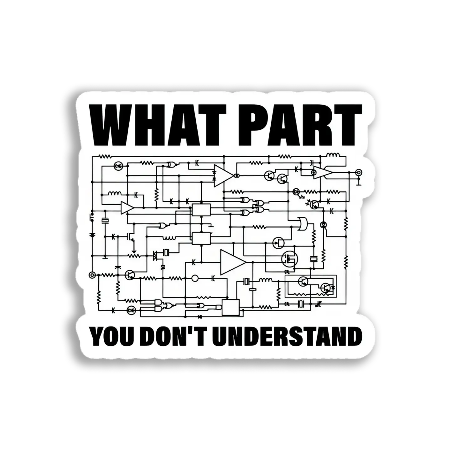 What part you don't understand Gates Sticker