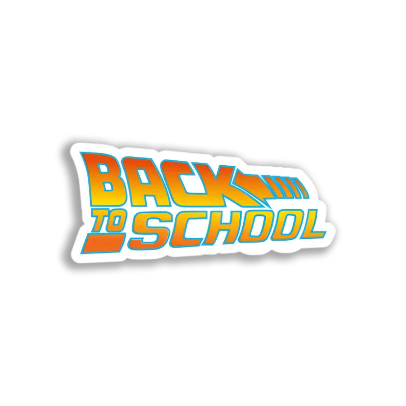 Back to School Banner Sticker