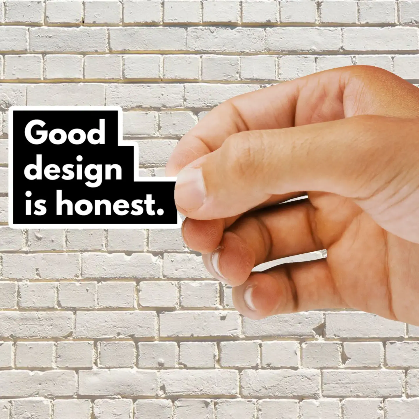 Good Design is Honest Sticker