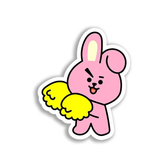 Cheerful Cooky Bunny Sticker