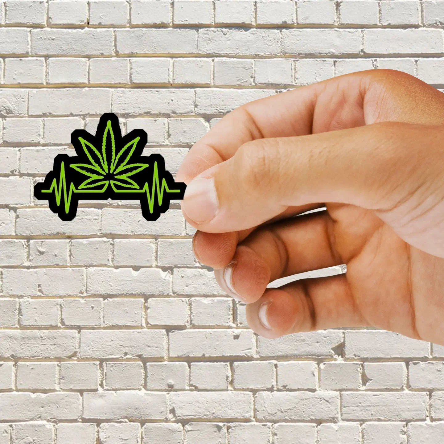 Neon Go Green Sticker