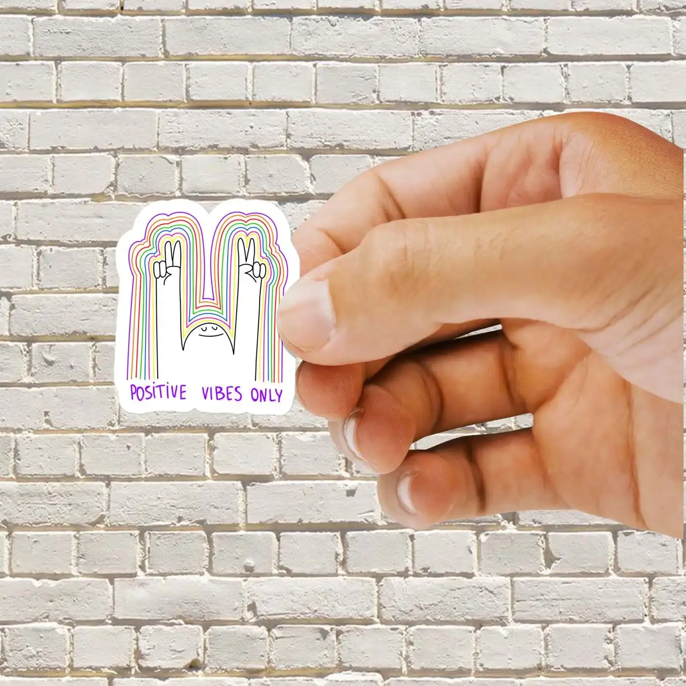 Positive Vibes Only Sticker