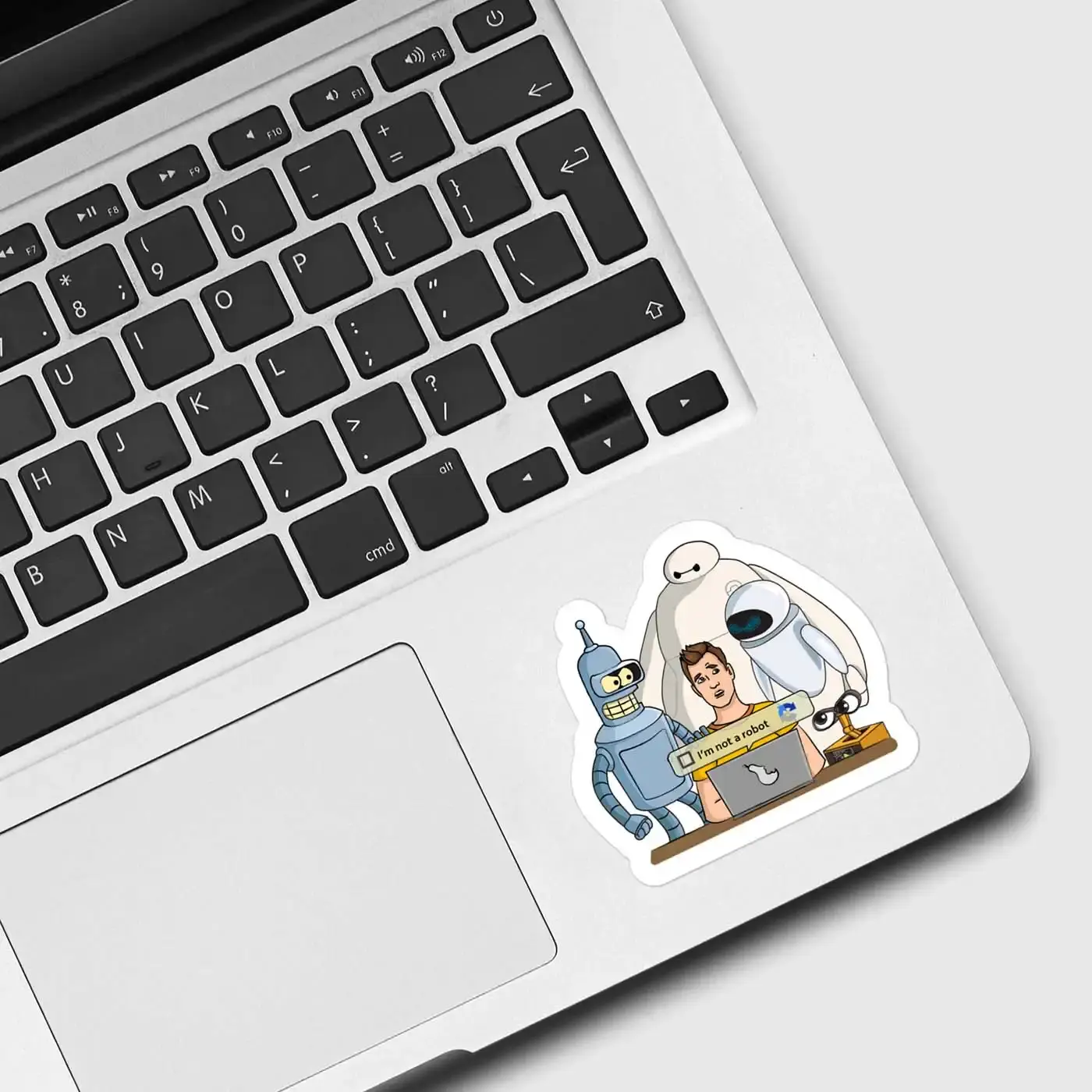 Click I am Not a Robot Captcha Please Sticker
