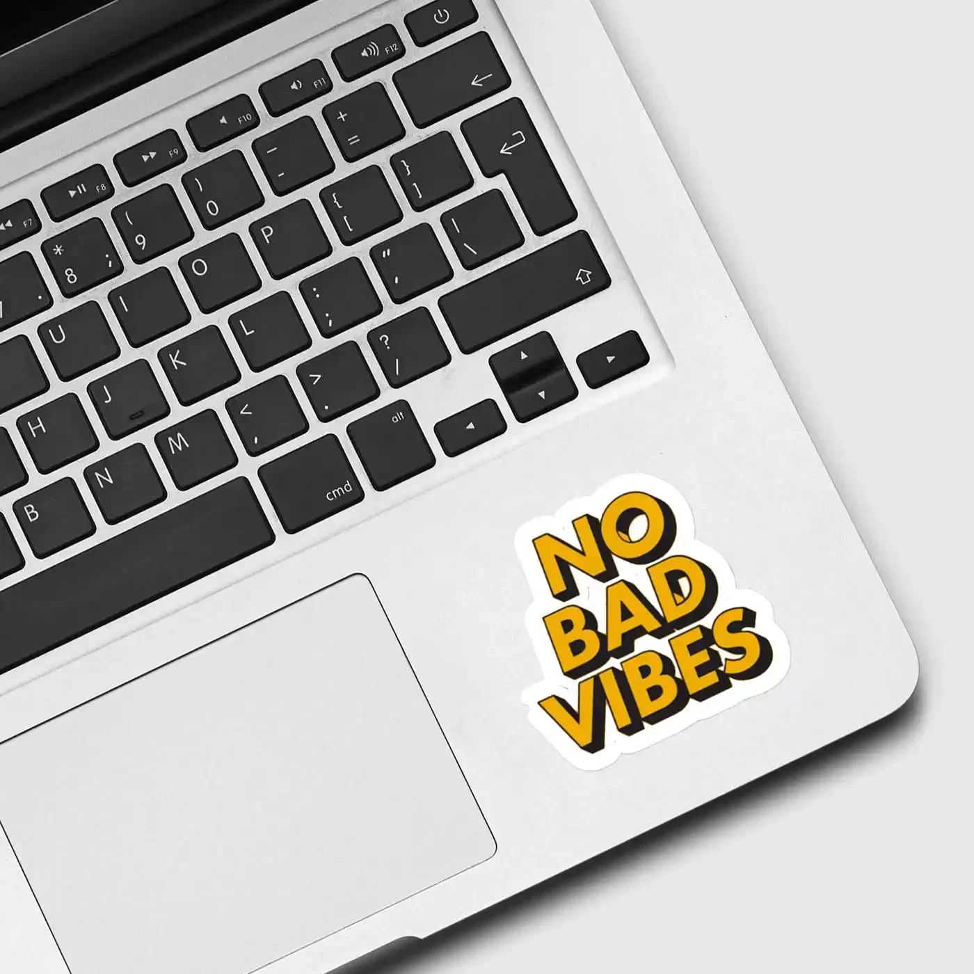 No Bad Vibes Lettering Sticker