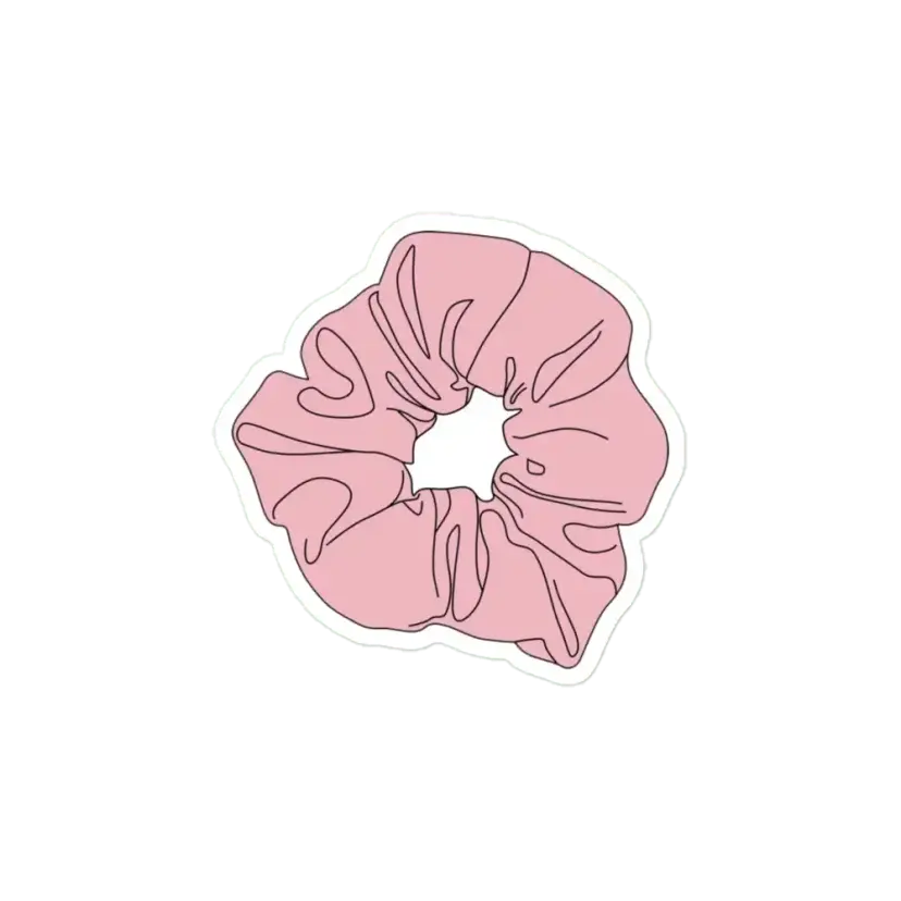 Cute Scrunchie Sticker