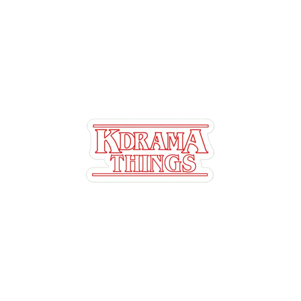 KDRAMA THINGSStranger Things Inspired Logo Sticker