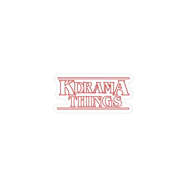 KDRAMA THINGSStranger Things Inspired Logo Sticker