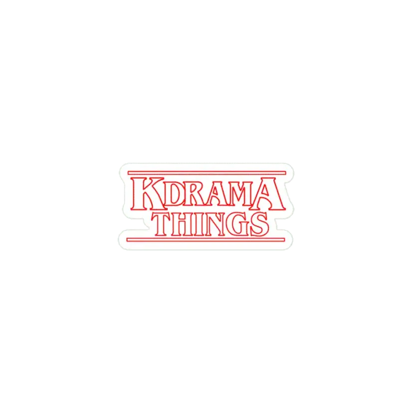 KDRAMA THINGSStranger Things Inspired Logo Sticker