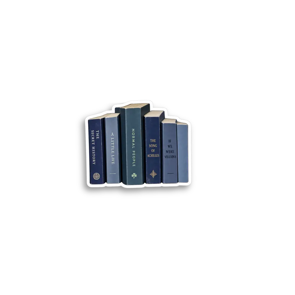 Blue Books Sticker