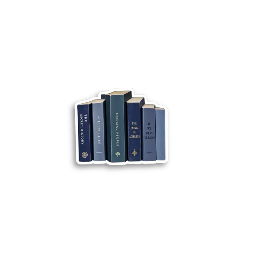 Blue Books Sticker