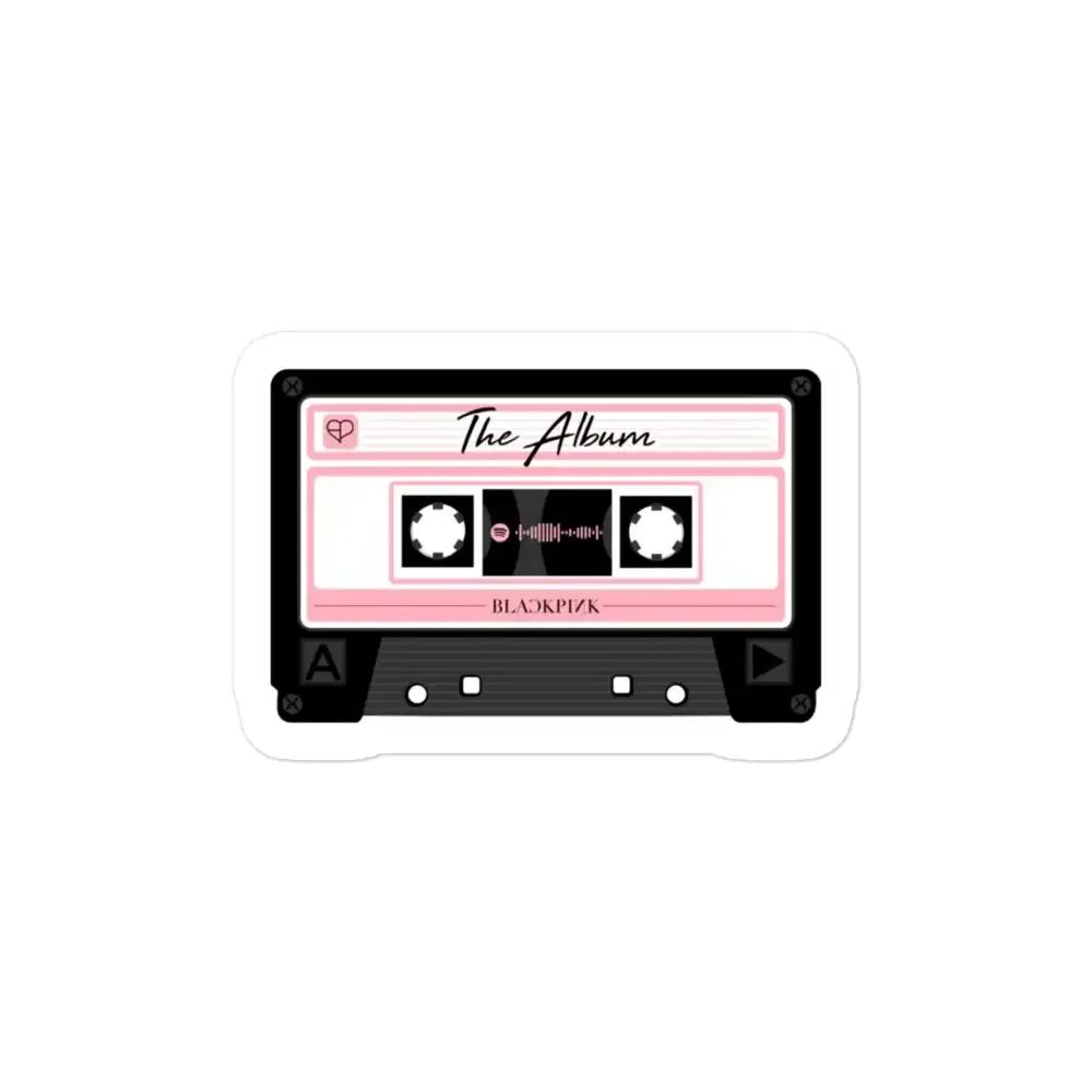BlackPink Cassette Sticker