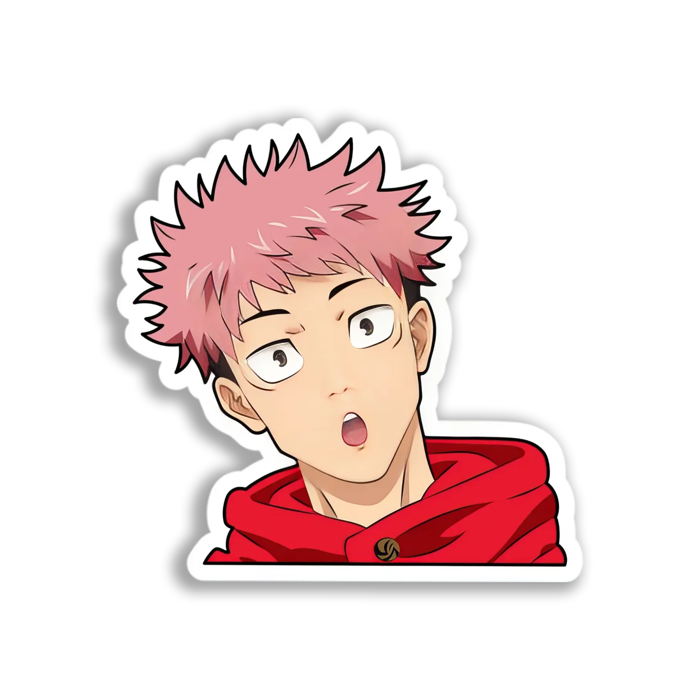 Surprised Anime Boy Sticker