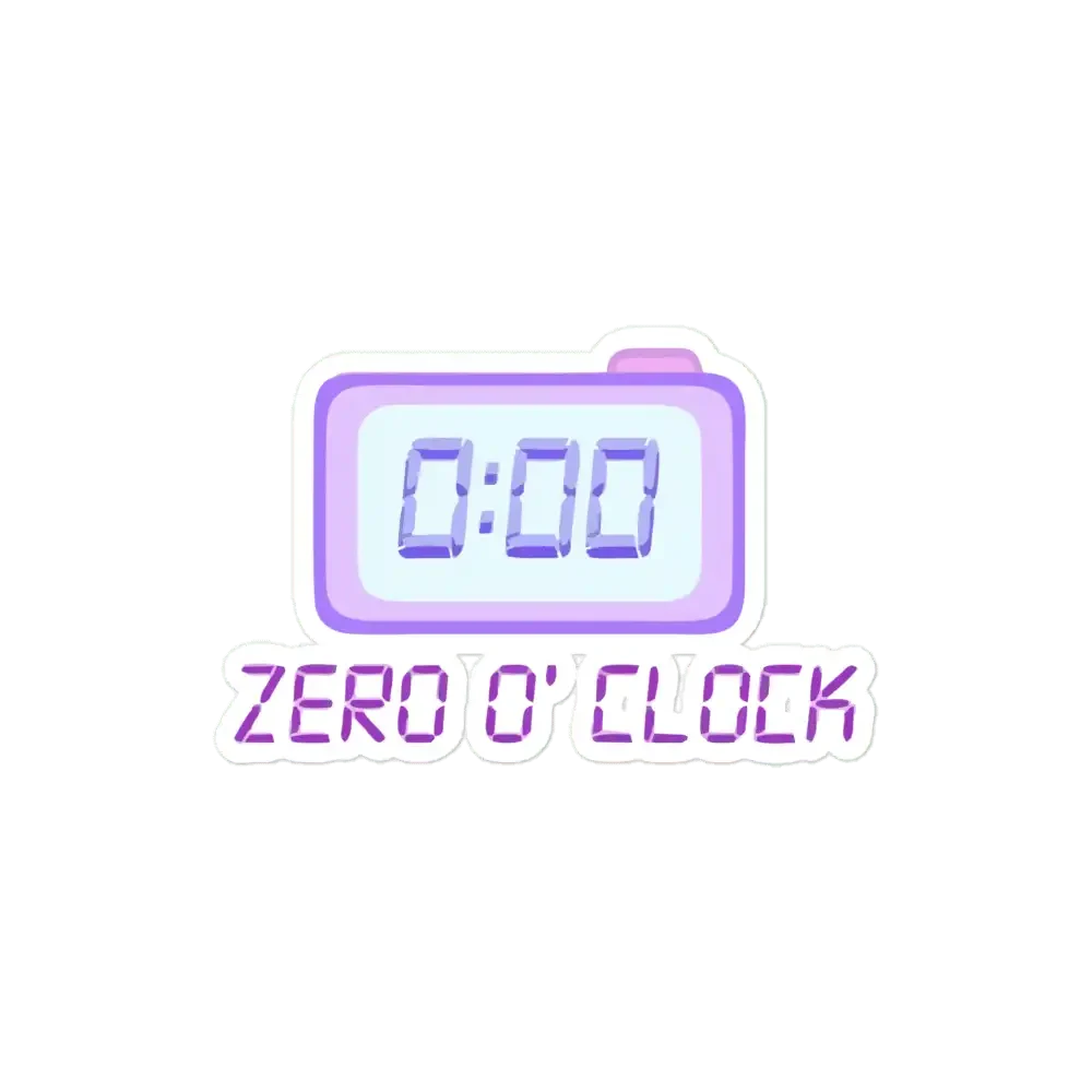 BTS Zero O'clock Sticker