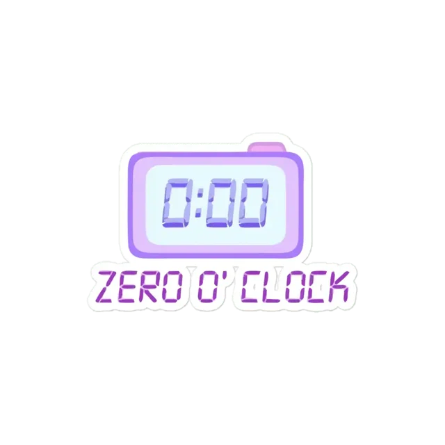 BTS Zero O'clock Sticker
