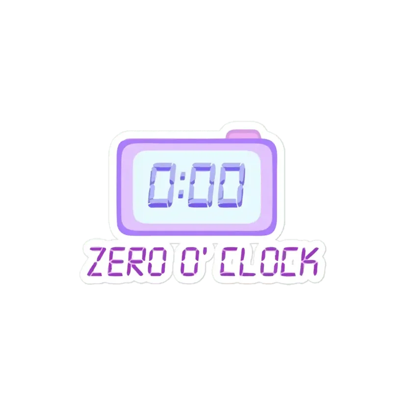 BTS Zero O'clock Sticker