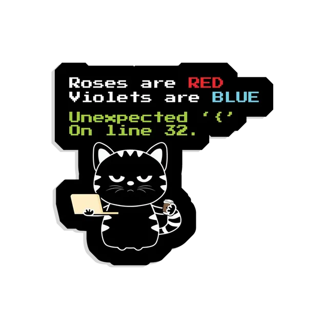 Coder Funny Sticker