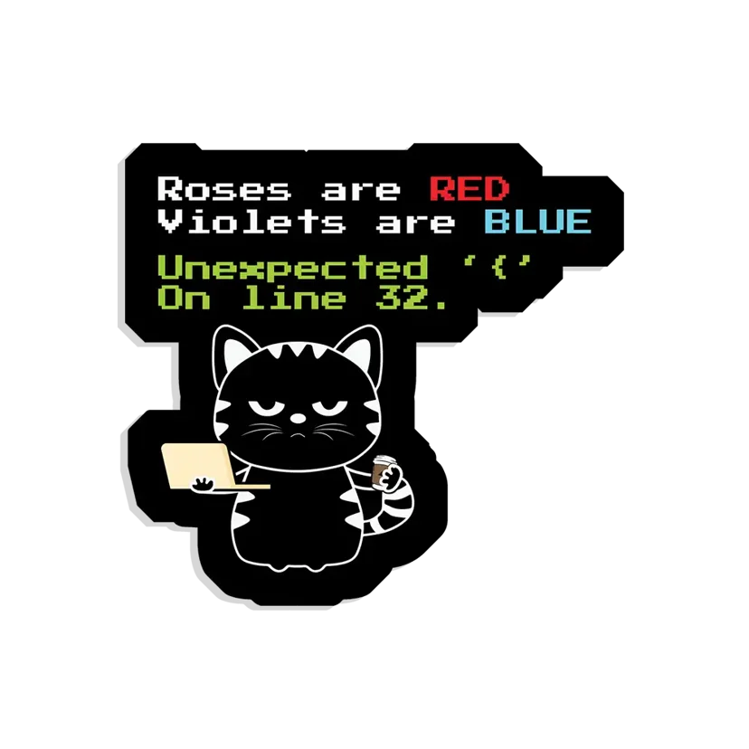 Coder Funny Sticker