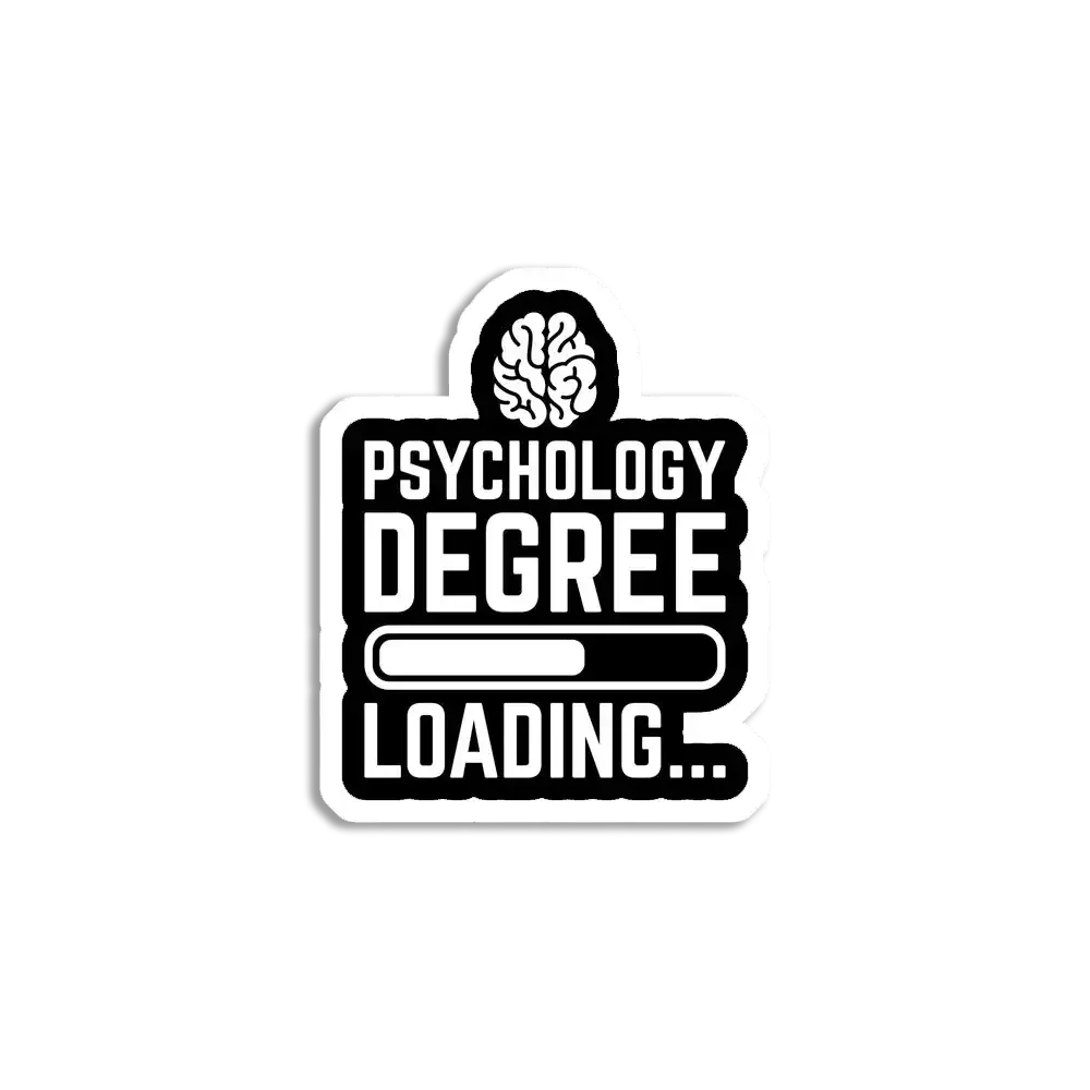 Psychology Degree Loading Sticker