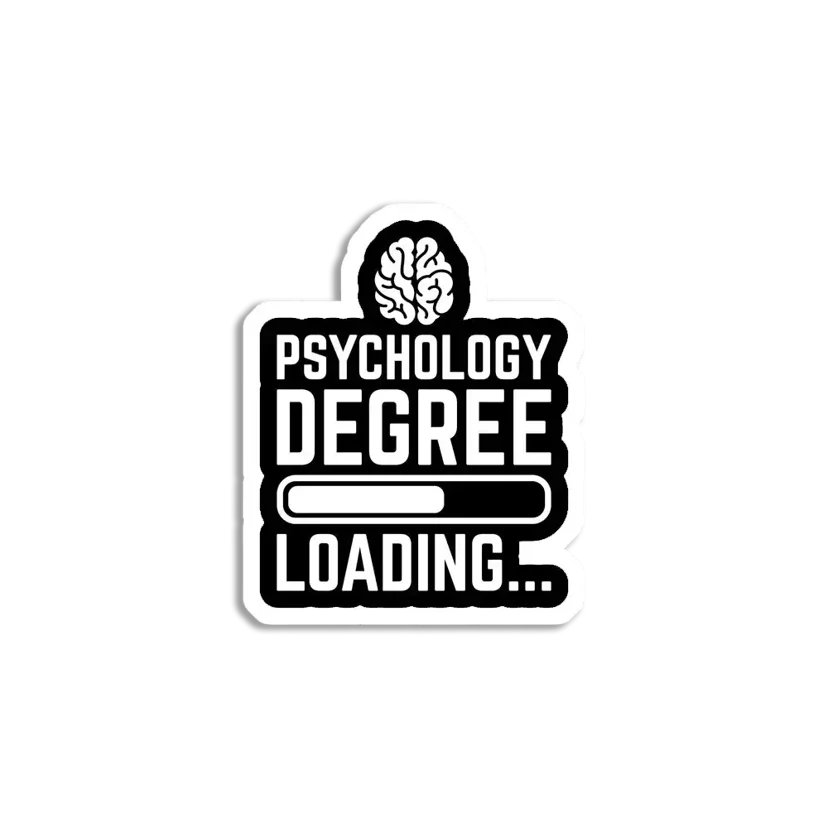 Psychology Degree Loading Sticker
