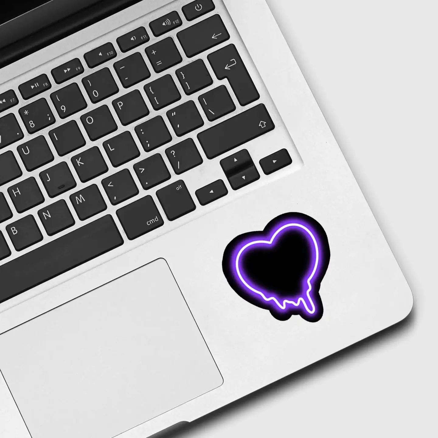 Neon Dripping Heart Sticker