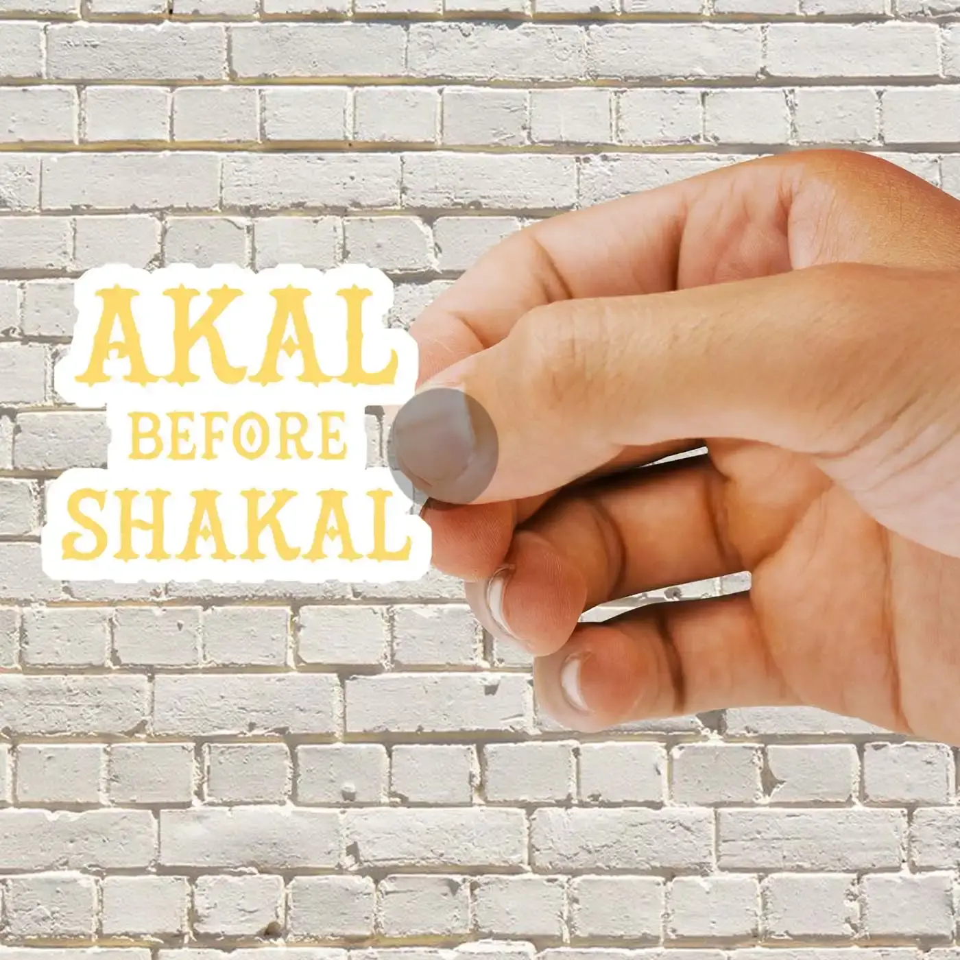 Akal Before Shakal Desi Essential Sticker
