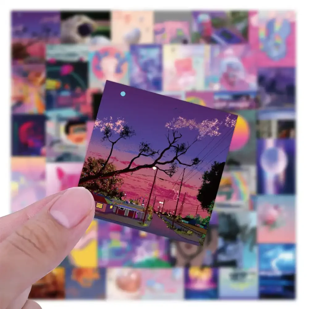 Cute Girls Vaporwave INS Punk Stickers Pack of 50