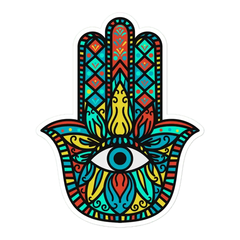 Psychedelic Hand Sticker