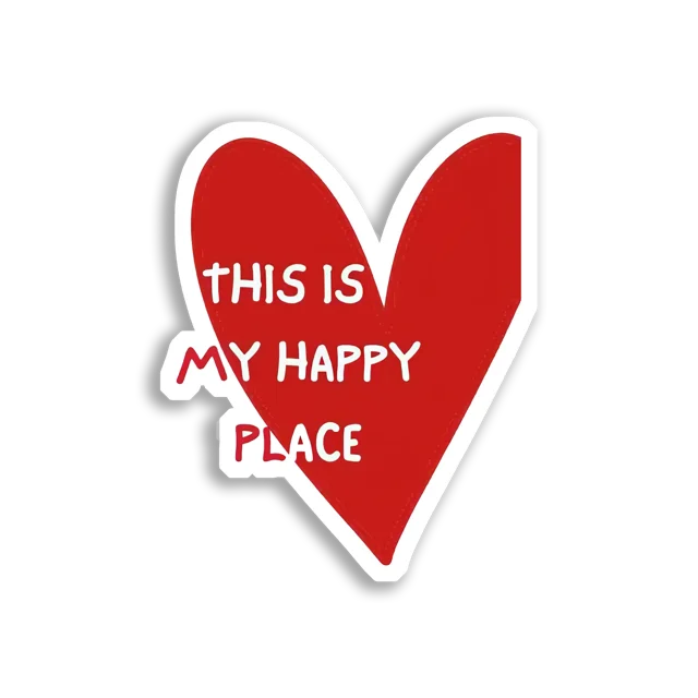 This Is My Happy Place Sticker
