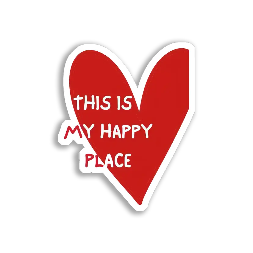 This Is My Happy Place Sticker