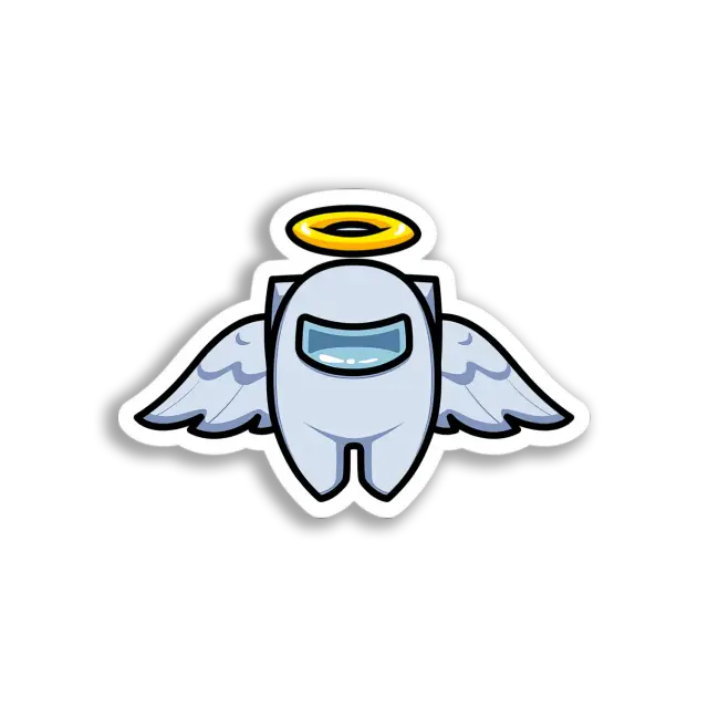 Angelic Among Us Crewmate Sticker