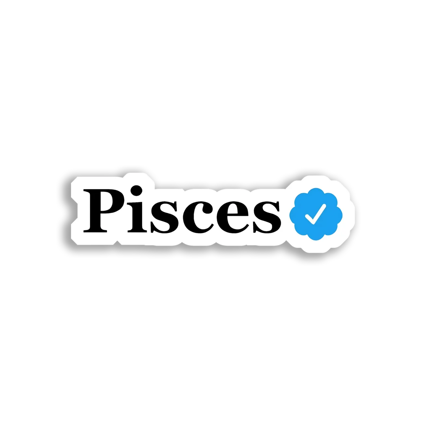 Pisces Verified Sticker